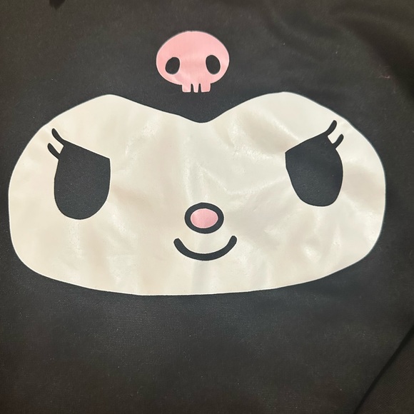 Sanrio Kuromi Boa Black Pullover Hoodie Sweatshirt Women L - Picture 2 of 7